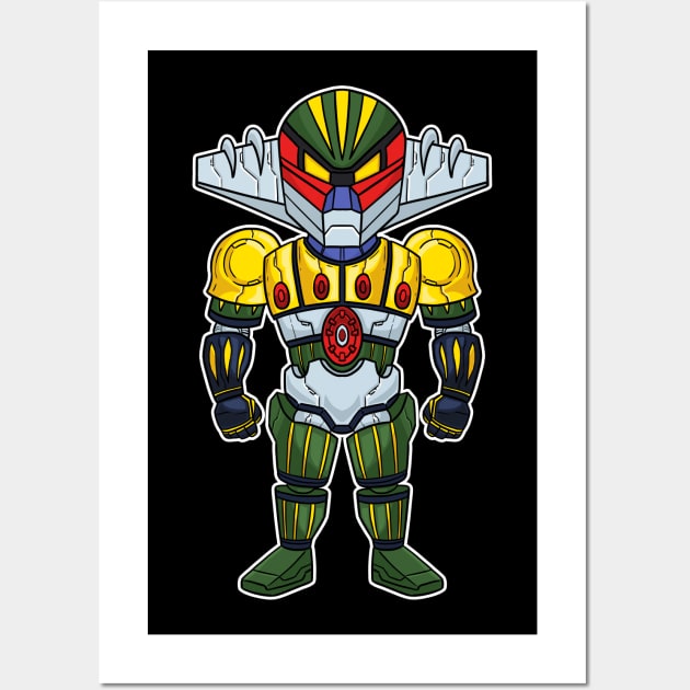 CHIBI STEEL JEEG Wall Art by Chibi Pops